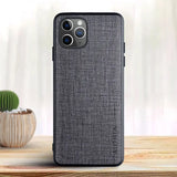 Premium Cloth-like Texture iPhone Case-Exoticase-iPhone 16 Pro Max-Gray-Exoticase
