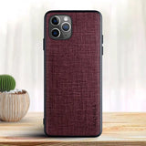 Premium Cloth-like Texture iPhone Case-Exoticase-iPhone 16 Pro Max-Red-Exoticase