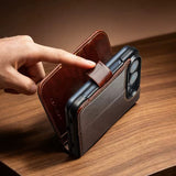 Premium Genuine Cowhide Leather iPhone Duo Wallet Case-Exoticase-Exoticase