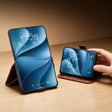 Premium Genuine Cowhide Leather iPhone Duo Wallet Case-Exoticase-Exoticase