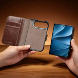 Premium Genuine Cowhide Leather iPhone Duo Wallet Case-Exoticase-Exoticase