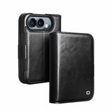 Premium Genuine Cowhide Leather iPhone Duo Wallet Case-Exoticase-Black Cowhide-iPhone Duo-Exoticase