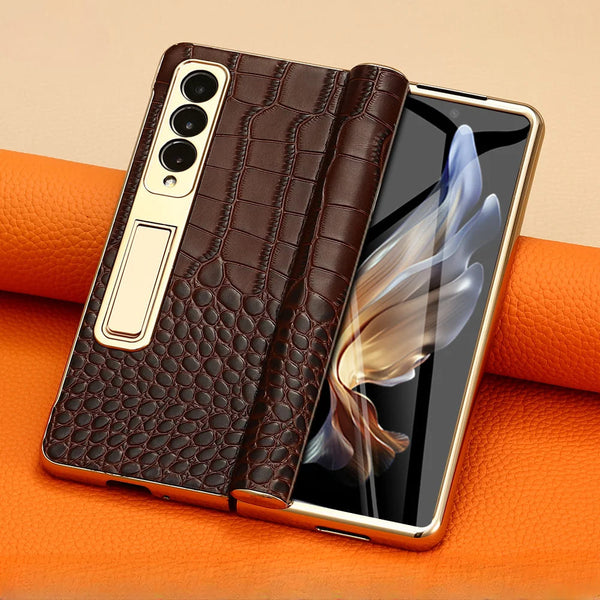 Premium Grade Pure Leather Samsung Galaxy Z Fold Case – Exoticase