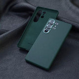 Premium Leather Case For Samsung Phones-Exoticase-For Samsung S25 Ultra-Green-Exoticase