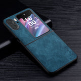 Premium PU Leather Case for Oppo Find N2 Flip-Exoticase-Find N2 Flip-Dark Blue-