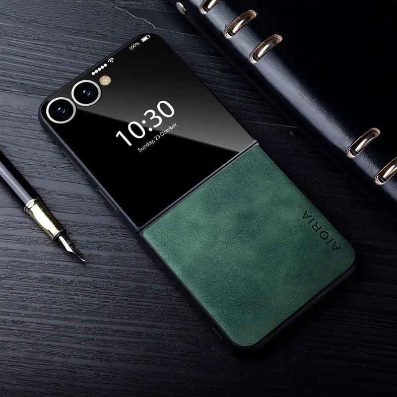 Premium Silky Smooth Samsung Z Flip Case-Exoticase-Green-For Z Flip 7-Exoticase