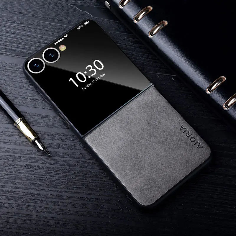 Premium Silky Smooth Samsung Z Flip Case-Exoticase-Light Gray-For Z Flip 7-Exoticase