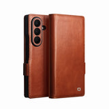 Premium Genuine Cowhide Leather Fold 8 Wallet Case