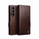 Premium Genuine Cowhide Leather Fold 8 Wallet Case