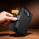 Premium Genuine Cowhide Leather iPhone Duo Wallet Case
