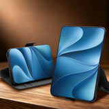 Premium Genuine Cowhide Leather iPhone Duo Wallet Case