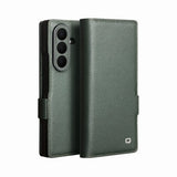 Premium Genuine Cowhide Leather Fold 8 Wallet Case