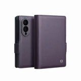 Premium Genuine Cowhide Leather Fold 8 Wallet Case
