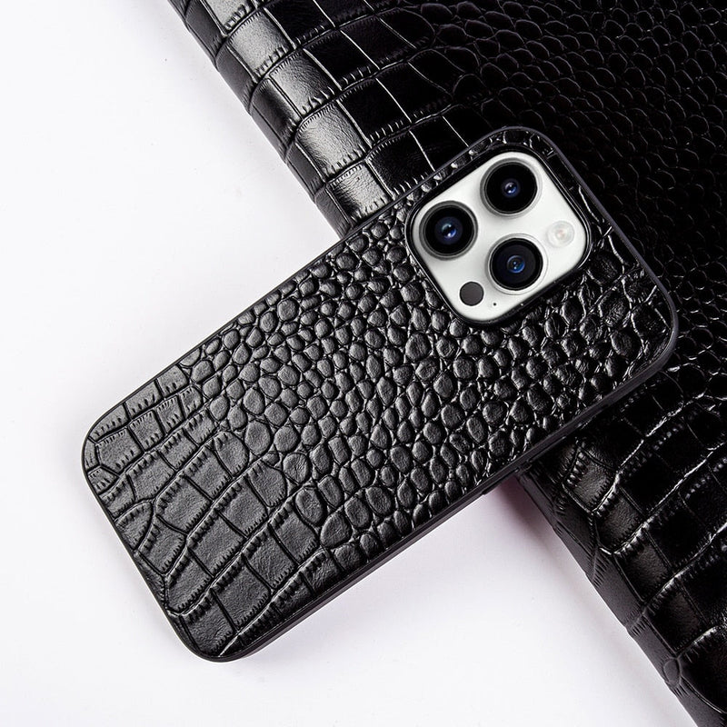 Real Dual Leather Apple iPhone Case-Exoticase-