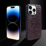 Real Dual Leather Apple iPhone Case-Exoticase-