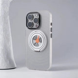 Real Rotating Gear Ring iPhone Case-Exoticase-White-For iPhone 16 Pro Max-Exoticase