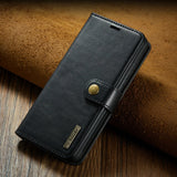 Removable Flip Wallet Samsung Case-Exoticase-Galaxy S23 Ultra-Black-