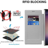 Rhombus Lattice Samsung Wallet Case-Exoticase-Exoticase