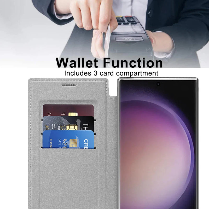 Rhombus Lattice Samsung Wallet Case-Exoticase-Exoticase