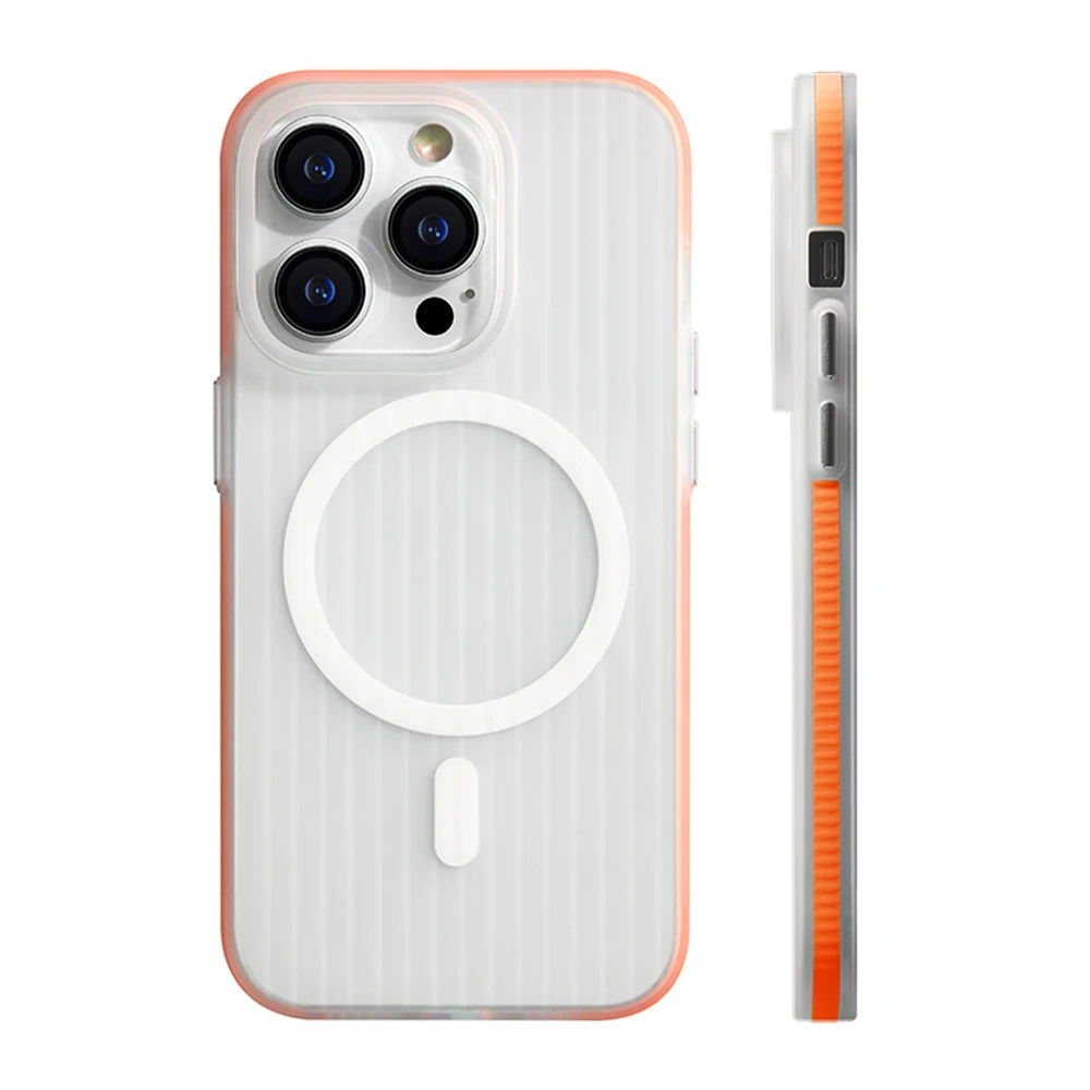 RidgeGrip Non Slip iPhone Case, For iPhone 12 Pro Max / Orange RidgeGrip Non Slip iPhone Case, For iPhone 12 Pro Max / Orange