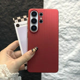 RidgeStripe Samsung Case-Exoticase-For Galaxy S26 Ultra-Red-Exoticase