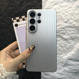 RidgeStripe Samsung Case-Exoticase-For Galaxy S26 Ultra-Silver-Exoticase