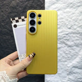 RidgeStripe Samsung Case-Exoticase-For Galaxy S26 Ultra-Yellow-Exoticase