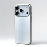RidgeStripe iPhone Case-Exoticase-Silver-For iPhone 17 Pro Max-Exoticase