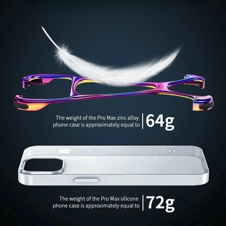 Rimless Bare Metal Frame For iPhone-Exoticase-Exoticase