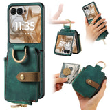 RingLoop Clasp Zipper Motorola Razr Wallet Case-Exoticase-Exoticase