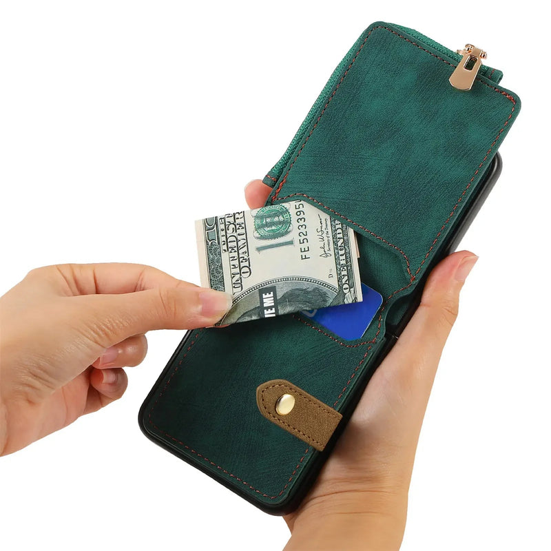 RingLoop Clasp Zipper Motorola Razr Wallet Case-Exoticase-Exoticase