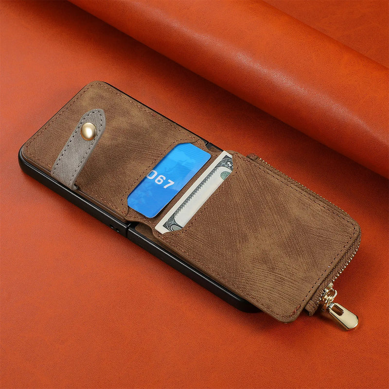 RingLoop Clasp Zipper Samsung Z Flip Case-Exoticase-Exoticase