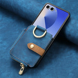 RingLoop Clasp Zipper Samsung Z Flip Case-Exoticase-Blue-For Z Flip 8-Exoticase