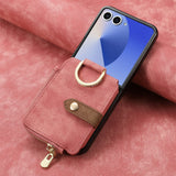 RingLoop Clasp Zipper Samsung Z Flip Case-Exoticase-Pink-For Z Flip 8-Exoticase
