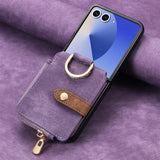 RingLoop Clasp Zipper Samsung Z Flip Case-Exoticase-Purple-For Z Flip 8-Exoticase
