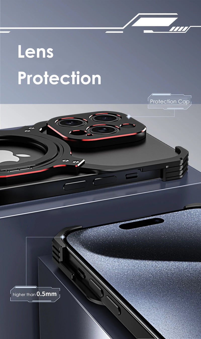 Robust Metal Frame With Ring for iPhone-Exoticase-Exoticase