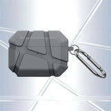Rugged Shockproof AirPods Case with Carabiner Clip-Exoticase-Gray-For AirPods Pro 3-Exoticase
