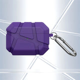 Rugged Shockproof AirPods Case with Carabiner Clip-Exoticase-Purple-For AirPods Pro 3-Exoticase