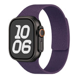Rugged Textured Silicone Magnetic Apple Watch Strap-Exoticase-Purple-38mm 40mm 41mm 42mm-Exoticase