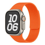 Rugged Textured Silicone Magnetic Apple Watch Strap-Exoticase-Orange-38mm 40mm 41mm 42mm-Exoticase