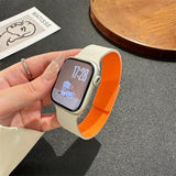 Rugged Textured Silicone Magnetic Apple Watch Strap-Exoticase-Exoticase