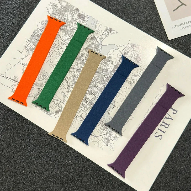 Rugged Textured Silicone Magnetic Apple Watch Strap-Exoticase-Exoticase