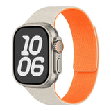 Rugged Textured Silicone Magnetic Apple Watch Strap-Exoticase-Starlight Orange-38mm 40mm 41mm 42mm-Exoticase