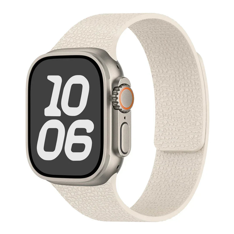Rugged Textured Silicone Magnetic Apple Watch Strap-Exoticase-Starlight-38mm 40mm 41mm 42mm-Exoticase