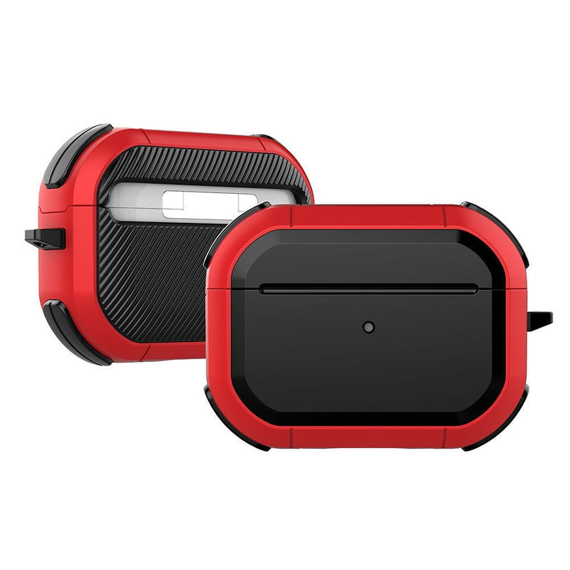 RuggedShield AirPods Case-Exoticase-For AirPods Pro 2-Red-