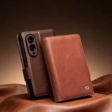 Premium Genuine Cowhide Leather Fold 8 Wallet Case