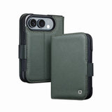 Premium Genuine Cowhide Leather iPhone Duo Wallet Case