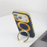 HeatSmash Contrast Grippy iPhone Case with Ring