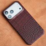 Two-tone Genuine Leather iPhone Case