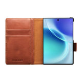 Premium Genuine Cowhide Leather Fold 8 Wallet Case